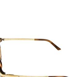 Cartier Brown Havana/ Green Santos de Cartier Wayfarer Sunglasses