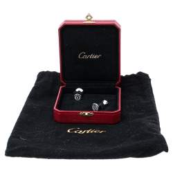 Pre Owned أزرار أكمام كارتييه ديابولو دي كارتييه فضة إسترليني فضي