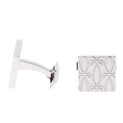 Cartier Sterling Silver C De Cartier Decor Cufflinks