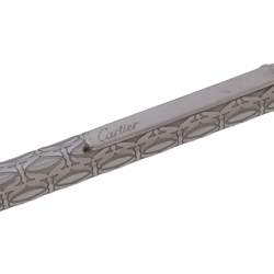 Pre Owned Cartier C De Cartier Palladium Finish Ballpoint Pen