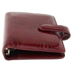 Pre Owned Cartier Burgundy Leather Happy Birthday Agenda Cover