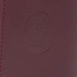 Cartier Burgundy Leather 6 Key Holder