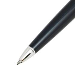 Pre Owned Cartier R De Cartier Black Composite Palladium Finish Ballpoint Pen