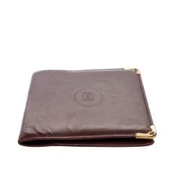Cartier Red Leather Must de Cartier Bifold Agenda Cover