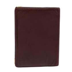 Cartier Red Leather Must de Cartier Bifold Agenda Cover