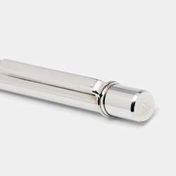 مملوكة مسبقًا Cartier Textured Silver Tone Metal Ballpoint Pen