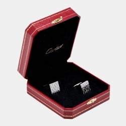 Cartier Sterling Silver C De Cartier Decor Cufflinks
