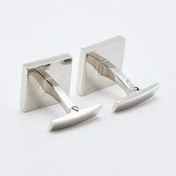 Cartier Sterling Silver C De Cartier Decor Cufflinks