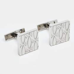 Cartier Sterling Silver C De Cartier Decor Cufflinks