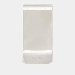 Cartier C de Cartier Silver Tone Money Clip