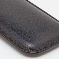 Cartier Dark Brown Leather Phone Case