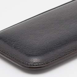 Cartier Dark Brown Leather Phone Case