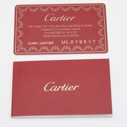Cartier Dark Brown Leather Phone Case