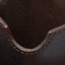 Cartier Dark Brown Leather Phone Case