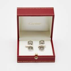 Cartier Pasha Sterling Silver Cufflinks