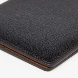 Pre Owned Cartier Dark Brown Leather Passport Holder
