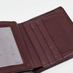 Cartier Black Leather Must De Cartier Bifold Wallet