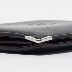 Cartier Black Leather Must De Cartier Bifold Wallet