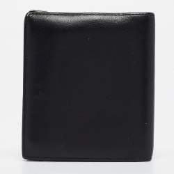 Cartier Black Leather Must De Cartier Bifold Wallet