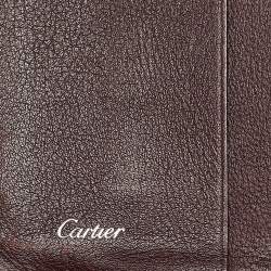 Cartier Black Leather Must De Cartier Bifold Wallet