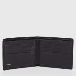 Cartier Black Leather Happy Birthday Bifold Compact Wallet