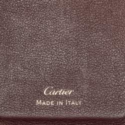 Cartier Red Leather Must de Cartier Card Holder