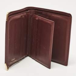 Cartier Red Leather Must De Cartier Multiple Wallet