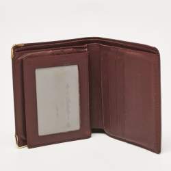 Cartier Red Leather Must De Cartier Multiple Wallet