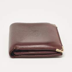 Cartier Red Leather Must De Cartier Multiple Wallet