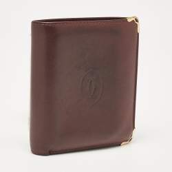 Cartier Red Leather Must De Cartier Multiple Wallet