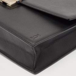 Cartier Black Leather Pasha Briefcase
