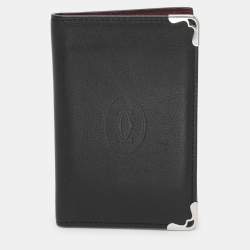 Cartier Black Leather Le Must De Cartier Card Holder