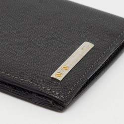 Cartier Black Leather Must de Cartier Long Wallet