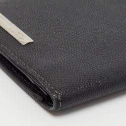 Cartier Black Leather Must de Cartier Long Wallet