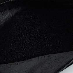 Cartier Black Leather Must de Cartier Long Wallet