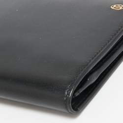 Cartier Black Leather Pasha de Cartier Long Wallet