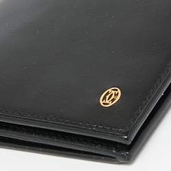Cartier Black Leather Pasha de Cartier Long Wallet