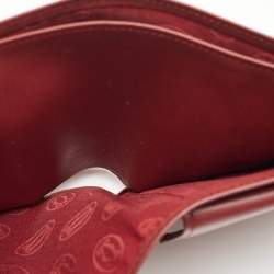 Cartier Burgundy Leather Must de Cartier Bifold Wallet 