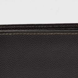 Cartier Black Leather Santos de Cartier Bifold Wallet