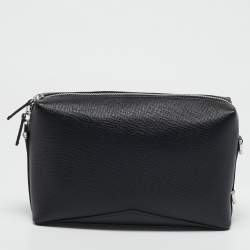 Cartier Black Leather Losange Crossbody Bag