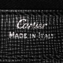 Cartier Black Leather Losange Crossbody Bag