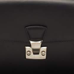 Pre Owned Cartier Black Leather Pasha Wristlet Clutch