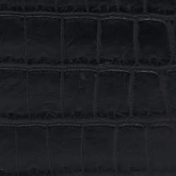 Cartier Black Alligator Leather Must de Cartier Bifold Wallet