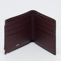 Cartier Black Alligator Leather Must de Cartier Bifold Wallet