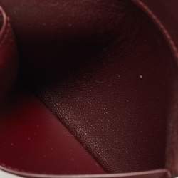 Pre Owned Cartier Black Leather Must de Cartier Card Holder