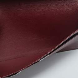 Pre Owned Cartier Black Leather Le Must De Cartier Long Wallet