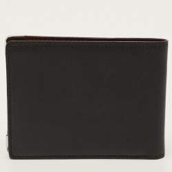 Pre Owned Cartier Must de Cartier Black Leather Bifold Wallet