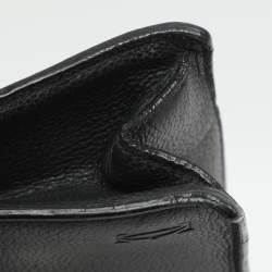 Pre Owned Cartier Pasha Black Leather Briefcase Bag