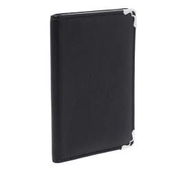 مملوكة مسبقًا حافظة بطاقات كارتييه موست دو كارتييه جلد أسود