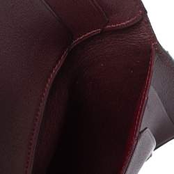 Pre Owned Cartier Black Leather Must De Cartier Card Holder